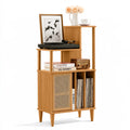 Tv-meubel van hout met eikenlook, kleur lichtbruin